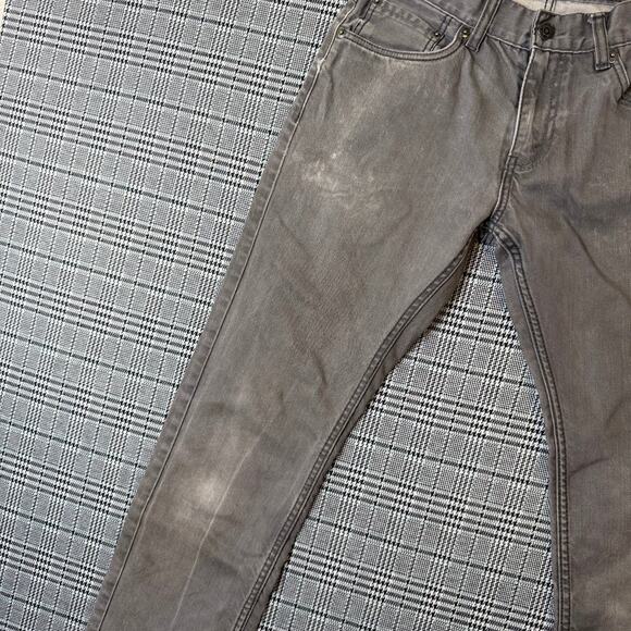 Levi's 511 Men's Slim Fit Gray Denim Jeans Size 28x28 Cotton - Picture 5 of 11